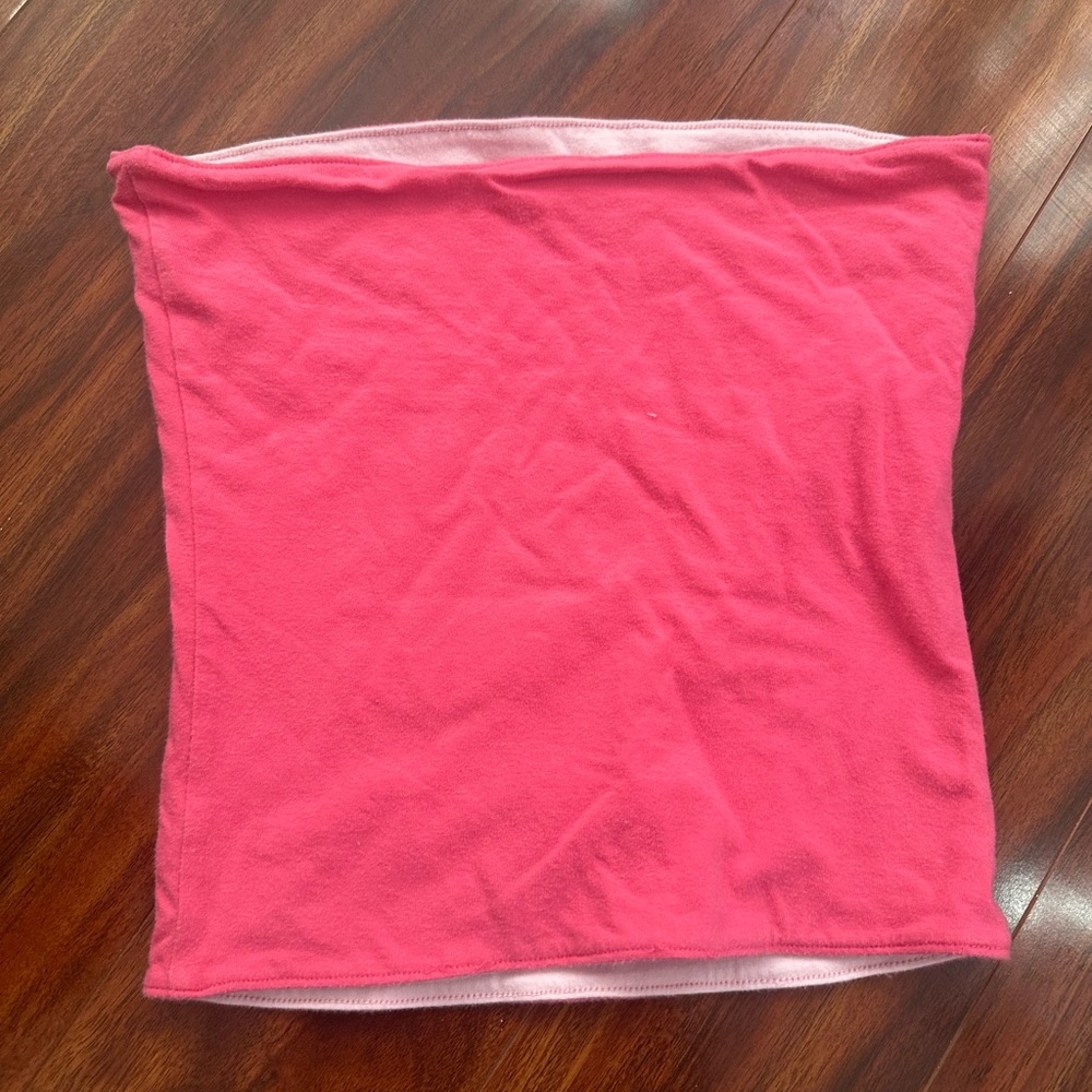Pink reversible Tube Top